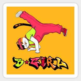 B girl Sticker